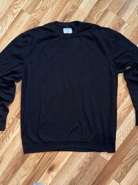 Old Navy Black Lightweight Crewneck Sweatshirt (Men’s XL) 🖤